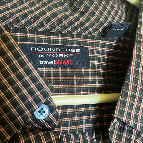 Big&Tall Button Down Shirt Cotton Blend - Picture 3 of 4